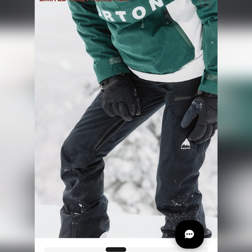Burton womans ski pants